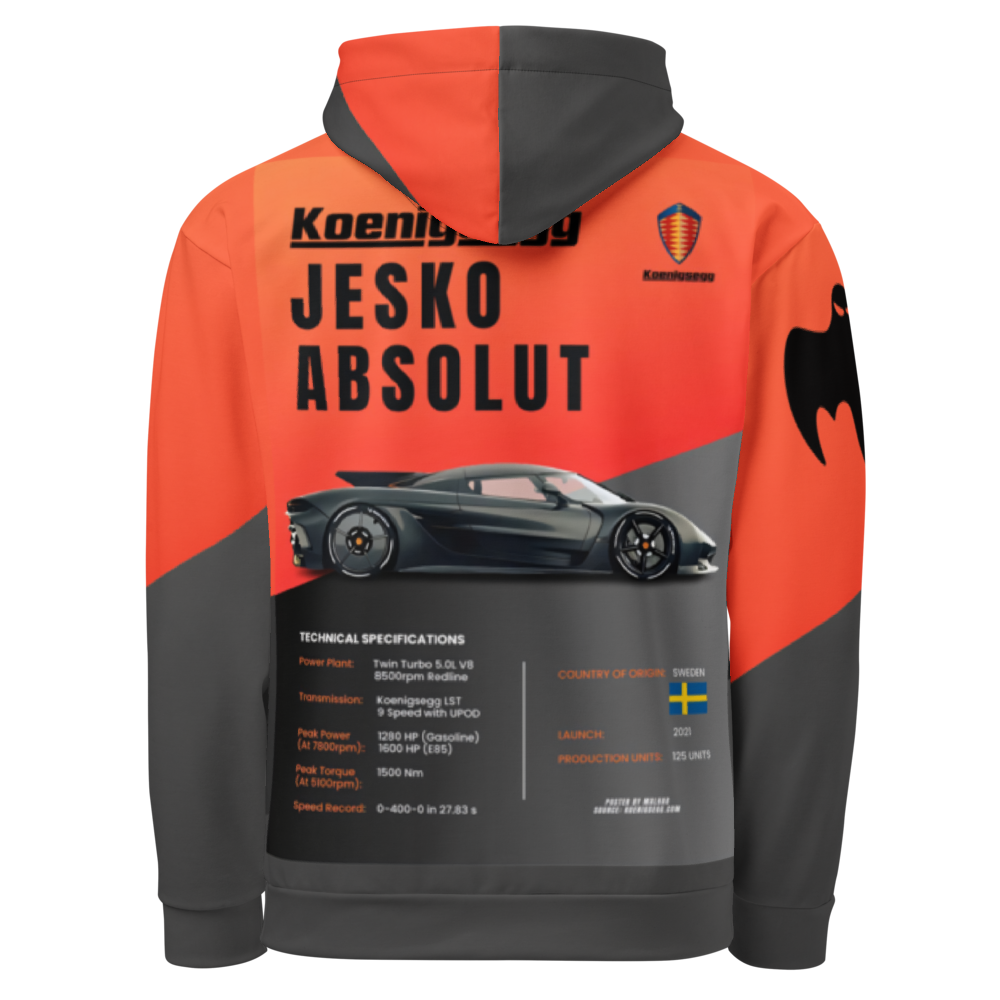 Koenigsegg Jesko Absolut Hoodie